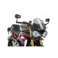 PUIG CUPOLINO NAKED NEW GENERATION SPORT PER TRIUMPH SPEED TRIPLE RS 19-20 FUME CHIARO