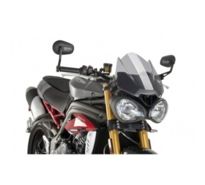 PUIG CUPOLINO NAKED NEW GENERATION SPORT PER TRIUMPH SPEED TRIPLE RS 19-20 FUME CHIARO