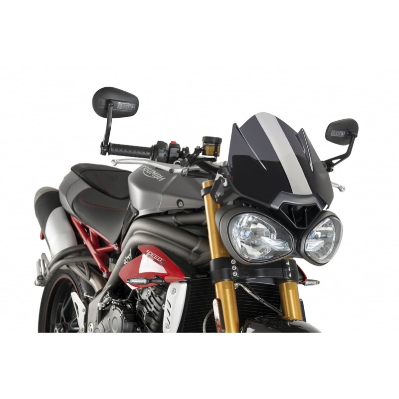 PUIG CUPOLINO NAKED NEW GENERATION SPORT PER TRIUMPH SPEED TRIPLE RS 19-20 FUME SCURO