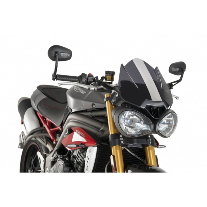 PUIG CUPOLINO NAKED N.G. SPORT PER TRIUMPH SPEED TRIPLE RS 19-20 FUME SCURO