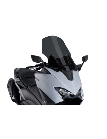 puig v tech line touring screen for yamaha t max 530 dx sx 17 19 dark smoke