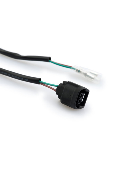 Kit de cablage Puig PlugPlay pour eclairage de plaque d'immatriculation noir