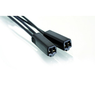 Kit de cablage Puig PlugPlay pour eclairage de plaque d'immatriculation noir
