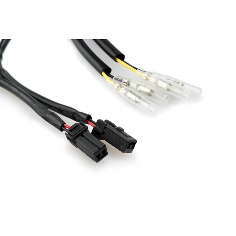 puig plugplay wiring kit for turn signals for harley davidson black
