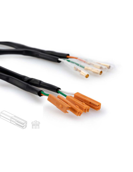 puig kit di cablaggio plugplay per frecce nero