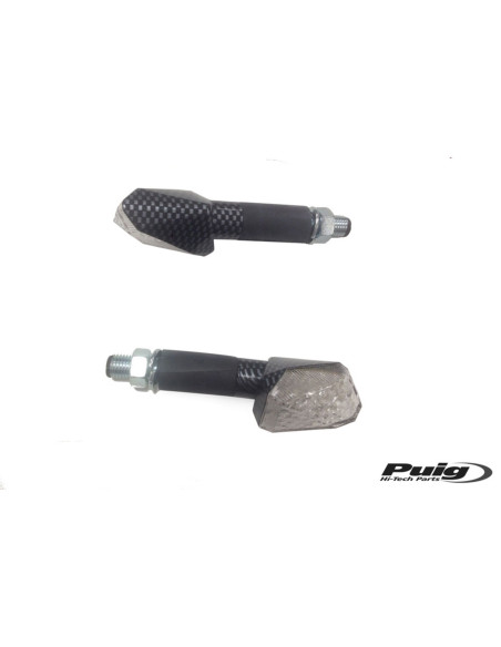 Flechas LED Puig modelo Rubi version larga efecto carbono