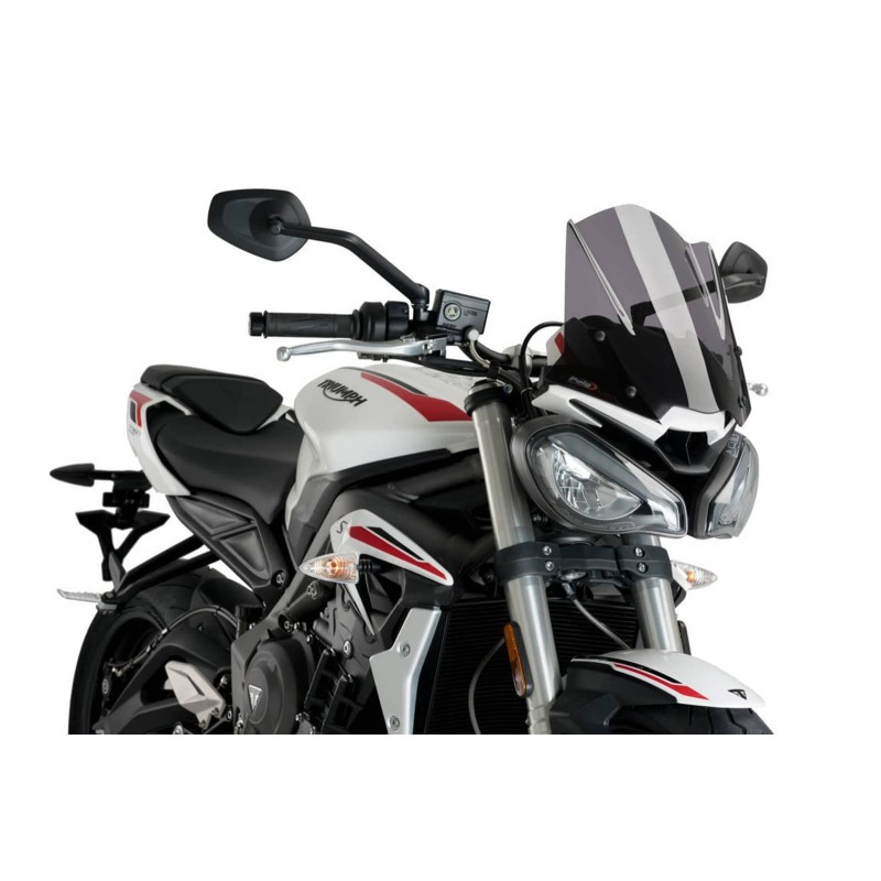 PUIG CUPOLINO NAKED NEW GENERATION SPORT PER TRIUMPH STREET TRIPLE S 20-21 FUME SCURO