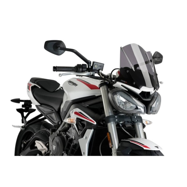 PUIG CUPOLINO NAKED N.G. SPORT PER TRIUMPH STREET TRIPLE S 20-21 FUME SCURO