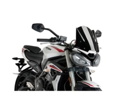 PUIG CUPOLINO NAKED NEW GENERATION SPORT PER TRIUMPH STREET TRIPLE S 20-21 NERO