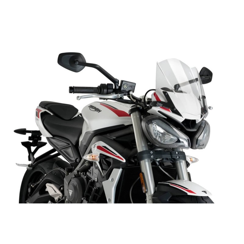 PUIG CUPOLINO NAKED NEW GENERATION SPORT PER TRIUMPH STREET TRIPLE S 20-21 TRASPARENTE