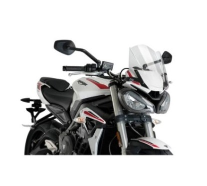 PUIG CUPOLINO NAKED NEW GENERATION SPORT PER TRIUMPH STREET TRIPLE S 20-21 TRASPARENTE