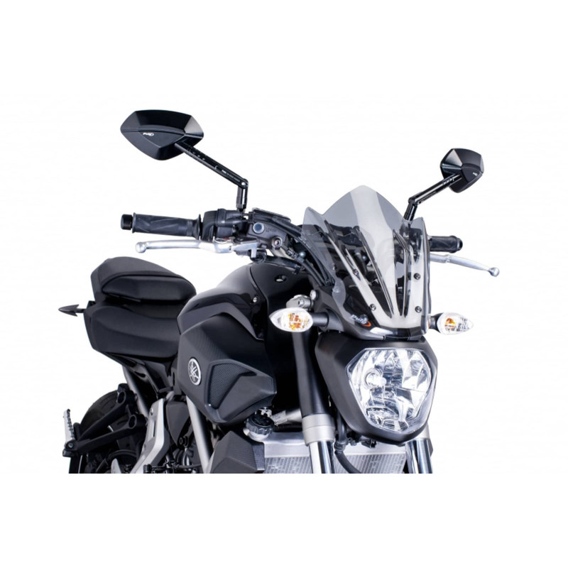 Cupula deportiva Puig Naked NG para Yamaha MT 07 14 17 ahumada clara