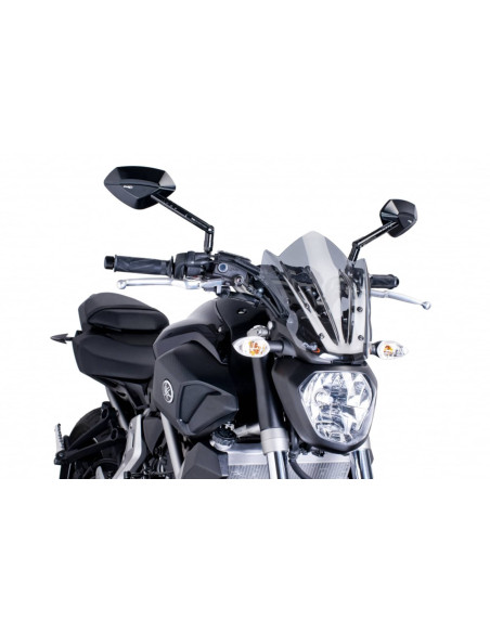 Cupula deportiva Puig Naked NG para Yamaha MT 07 14 17 ahumada clara