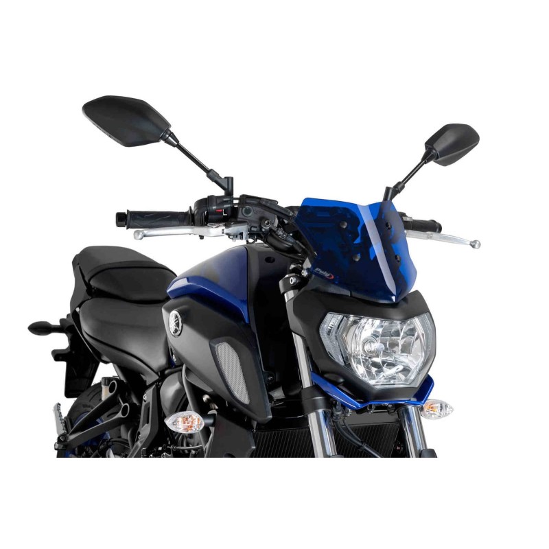 PUIG CUPOLINO NAKED NEW GENERATION SPORT PER YAMAHA MT-07 18-20' BLU