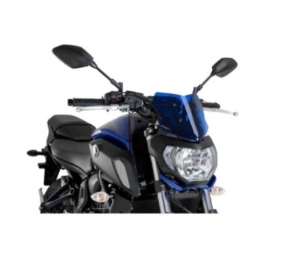 PUIG CUPOLINO NAKED NEW GENERATION SPORT PER YAMAHA MT-07 18-20' BLU