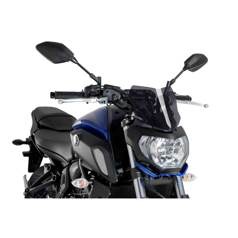 PUIG CUPOLINO NAKED NEW GENERATION SPORT PER YAMAHA MT-07 18-20' FUME SCURO