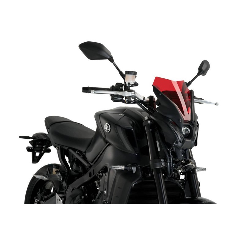 PUIG CUPOLINO NAKED NEW GENERATION SPORT YAMAHA MT-09 21-23 ROSSO