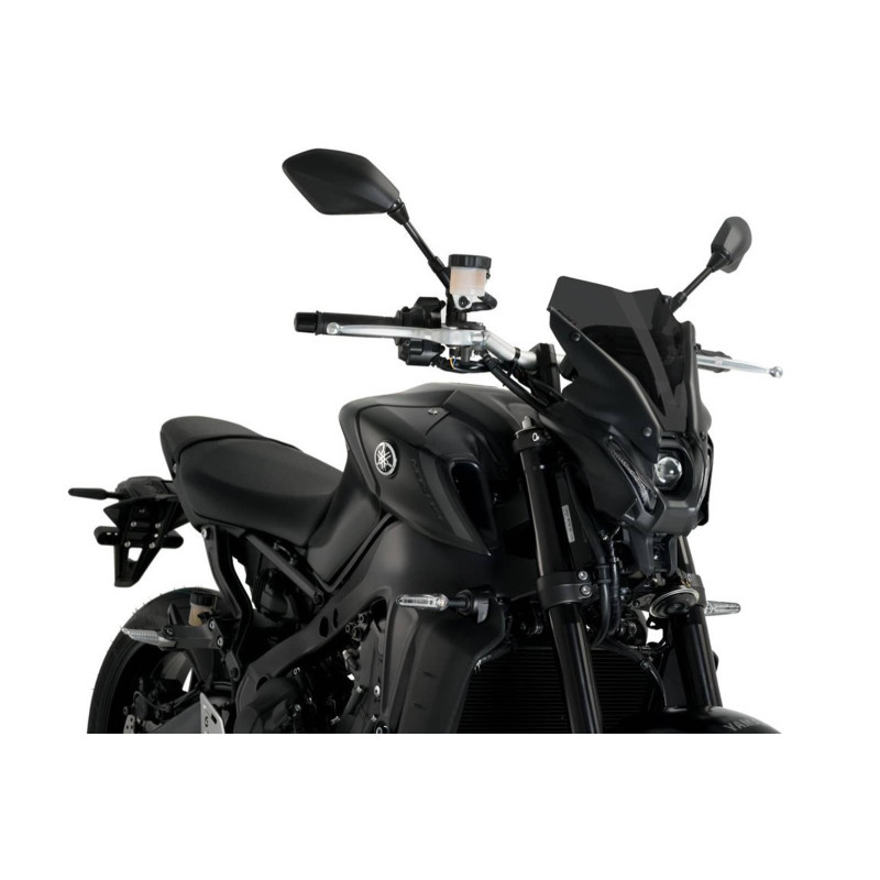 puig naked ng sport screen for yamaha mt 09 sp 21 23 dark smoke