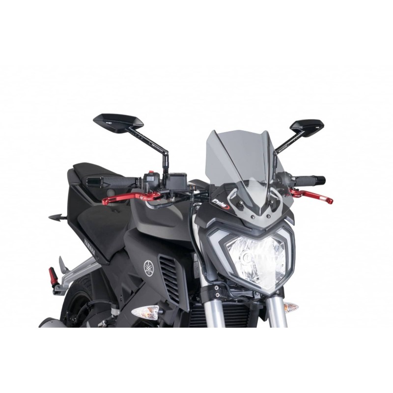 PUIG CUPOLINO NAKED NEW GENERATION SPORT YAMAHA MT-125 15'-19' FUME CHIARO