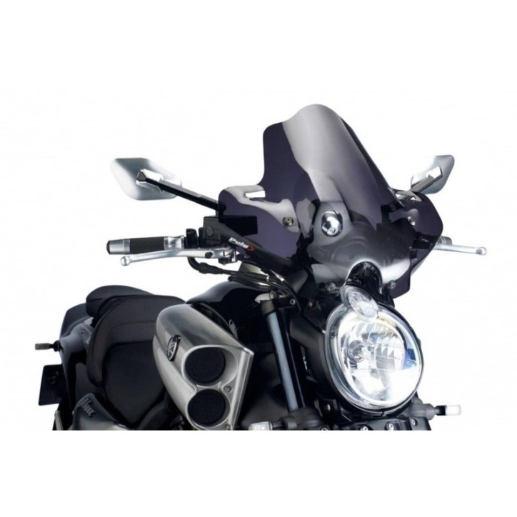 PUIG ECRAN NU NG SPORT POUR YAMAHA V-MAX 09-16 FUME FONCE