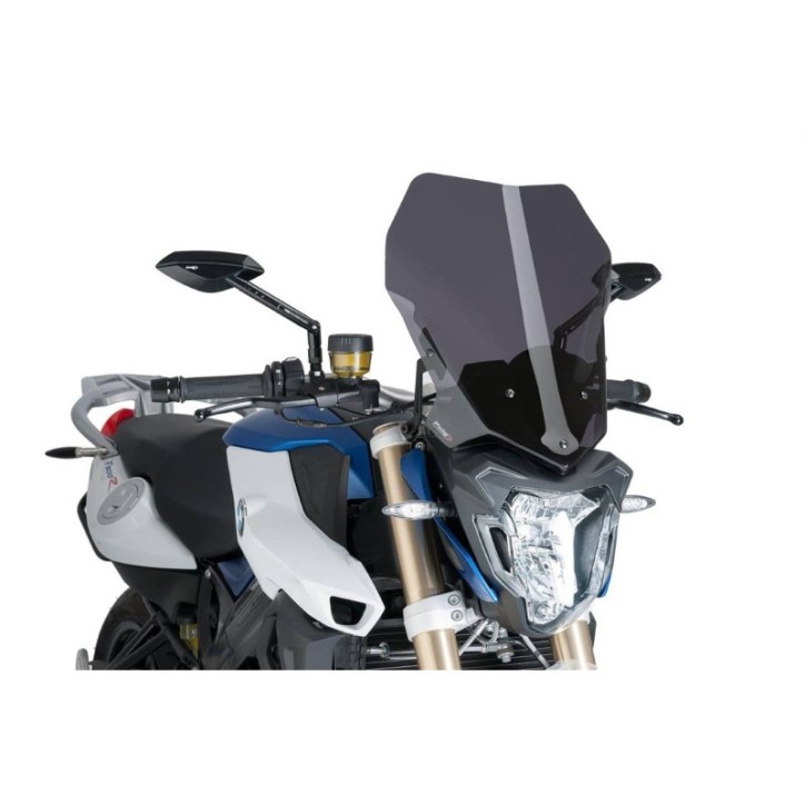 PUIG PARE - BRISE NAKED N.G. TOURING POUR BMW F800 R 15-20 FUMEE FONCE