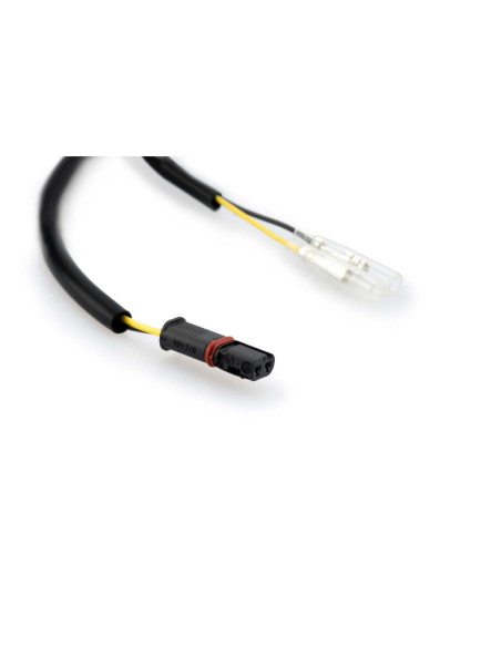Kit cableado plug&play puig para luz de matricula negro