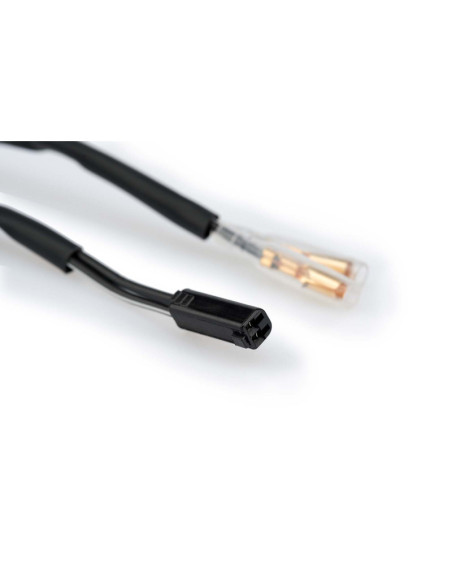 Kit cableado plug&play puig para luz de matricula negro