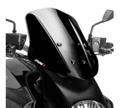 PUIG CUPOLINO NAKED NEW GENERATION TOURING DUCATI DIAVEL 11'-13' NERO