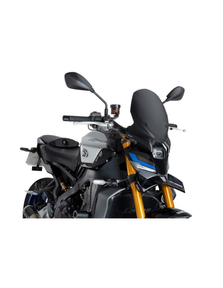 Becquet avant Puig Downforce Naked pour Yamaha MT-09 2024-2025, noir