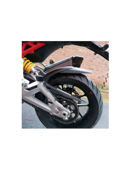 Extension de guardabarros trasero Puig Ducati Multistrada V4 Rally 2024 negro mate