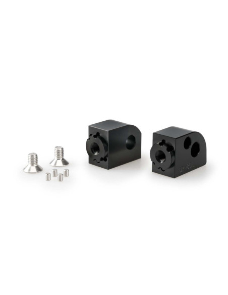 Adaptadores para asiento de pasajero ajustables Puig Yamaha Tener Rally Edition 2025 negro