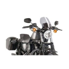 PUIG CUPOLINO NAKED NEW GENERATION TOURING PER HARLEY D. SPORTSTER 1200 CUSTOM 04'-10' FUME CHIARO