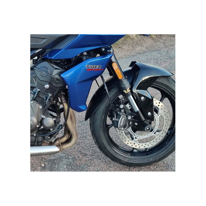 Extension de garde-boue avant Puig pour Triumph Tiger 660 Sport 2025, noir mat