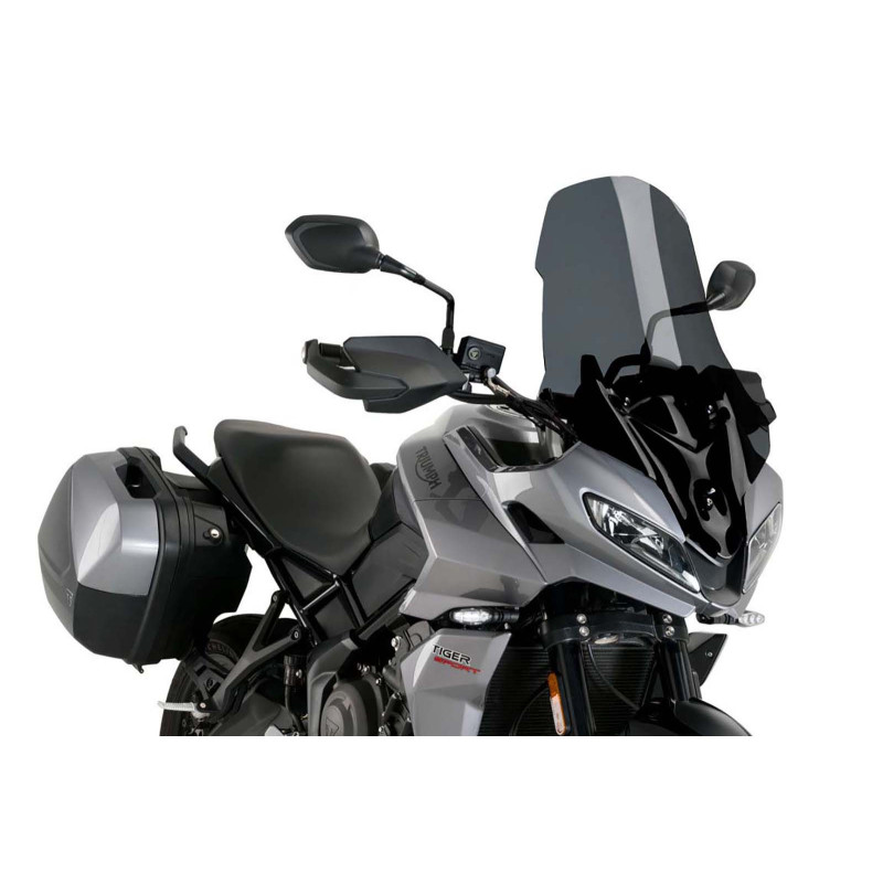 puig touring windshield for triumph tiger 660 sport 2025 dark smoke
