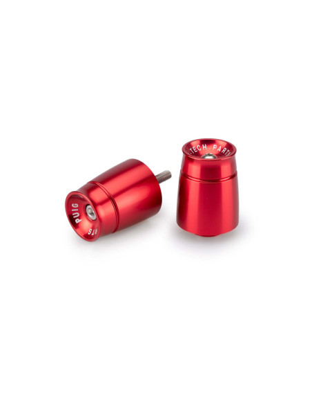 Embouts de guidon Puig mod. sport pour Aprilia RS 660 2025 rouge