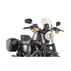 PUIG CUPOLINO NAKED NEW GENERATION TOURING PER HARLEY D. SPORTSTER 1200 CUSTOM 04'-10' TRASPARENTE