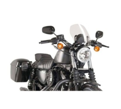 PUIG CUPOLINO NAKED NEW GENERATION TOURING PER HARLEY D. SPORTSTER 1200 CUSTOM 04'-10' TRASPARENTE