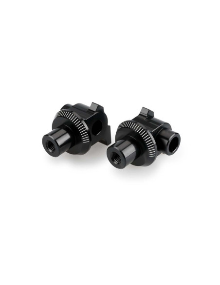 Adaptadores de reposapies fijos Puig para Yamaha Tener 700 2025 negro