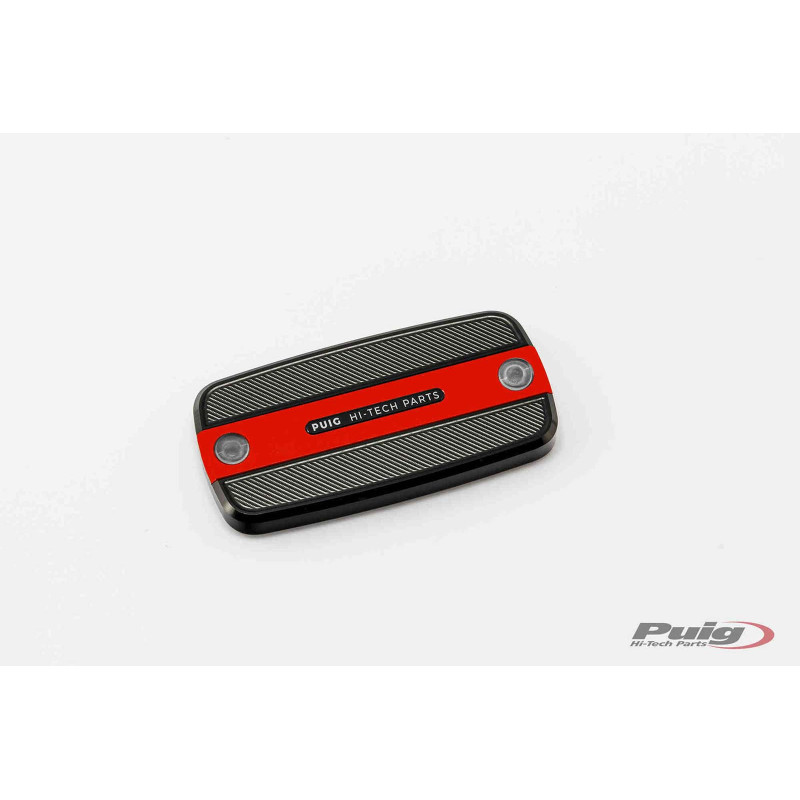 Tapon del deposito de liquido de embrague delantero Puig para Honda CB750 Hornet 2025 rojo