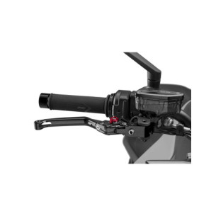 Puig 4.0 folding brake lever black and red selector