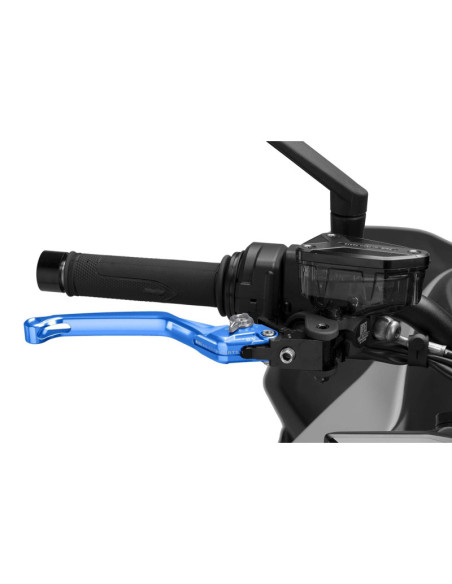 Maneta de freno fija Puig 4.0 azul y selector de titanio
