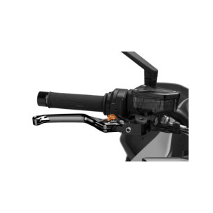 Levier de frein fixe Puig 4.0 selecteur noir et orange