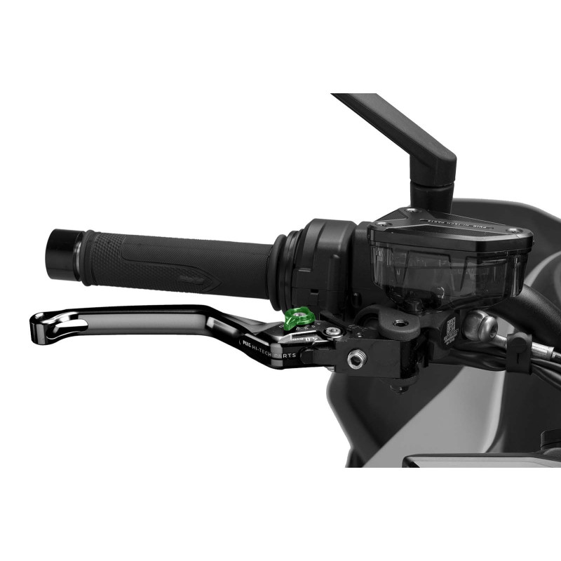 Levier de frein fixe Puig 4.0 selecteur noir et vert