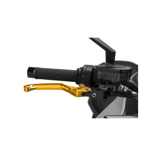 Levier de frein fixe Puig 4.0 or et selecteur or