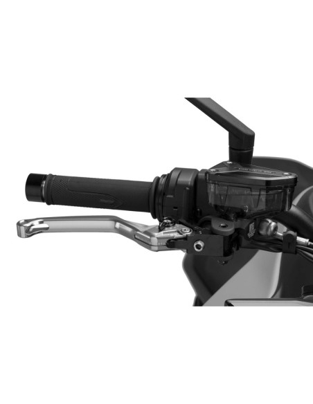 Puig 4.0 brake lever fixed silver and black selector