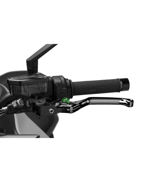 Levier d'embrayage fixe Puig 4.0 selecteur noir et vert