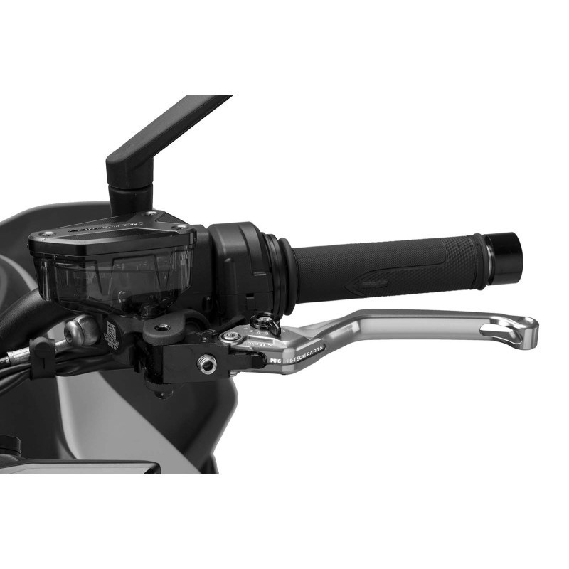 Levier d'embrayage fixe Puig 4.0 selecteur argent et noir
