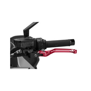 Levier d'embrayage fixe Puig 4.0 selecteur rouge et argent