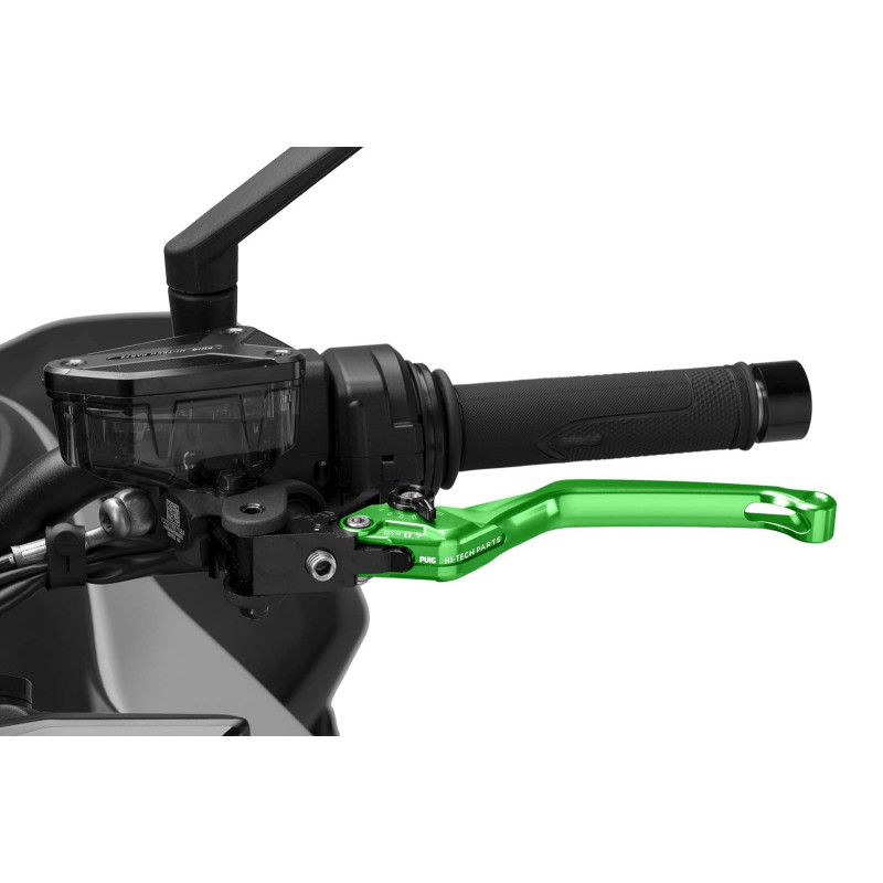 Puig 4.0 lever fixed clutch green and black selector