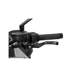 Maneta de embrague fija Puig 4.0 corta negra y selector negro